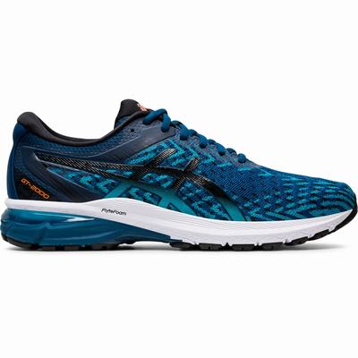 Férfi Asics Gt-2000 8 Knit Futócipő AS5943180 Kék/Fekete